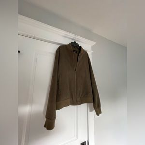 Men’s Banana Republic Suede Bomber Jacket